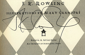 Rowling's signature